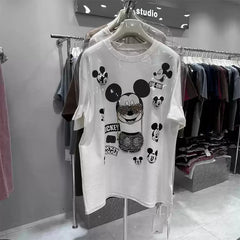 VINESU Heavy work-3D pattern hand-beaded Tee