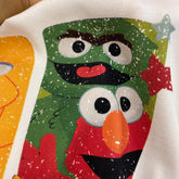 A154 - Elmo Graphic Tee - Retro 90s Pop Art Cartoon T-Shirt - 220g Premium Heavyweight Cotton