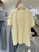 A165 - 320g Ultra-Heavyweight Beaded Graphic Tee - Premium Structured Boxy Fit Cotton T-Shirt - Luxury Artisanal Streetwear