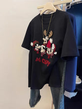 VINESU 3D Embroidered Cap & Cartoon Short-Sleeve Tee - Heavy Craftsmanship Design