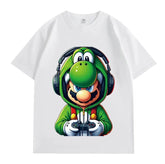VINESU Mario Printed Heavyweight T-shirts