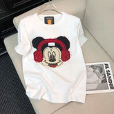 VINESU Mickey Diamond Short Sleeve Tee