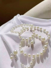 VINESU ✨Hand-beaded Kitty short-sleeved T-shirt