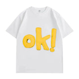 VINESU EVERYTHING'S OK TEE-Yellow