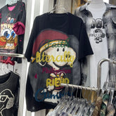 A169 -Snoopy "Artisanal Sketch" Luxury T-Shirt - 320g Ultra-Heavyweight Cotton - Chenille & Sequin Embroidered High-Street Tee