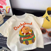 VINESU 🍔3D Hamburger Kids' Tee - Fun & Functional!