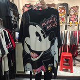 A130 - Minnie Mouse Oversized Graphic T-Shirt - Sequined Streetwear 300g Cotton Tee