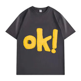 VINESU EVERYTHING'S OK TEE-Yellow