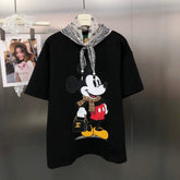 VINESU Trendy Mickey Mouse T-Shirt + Free Bandana Scarf