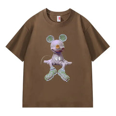 VINESU MK🌟Hand-Beaded Tee – Where Craft Meets Couture