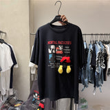 A202 - Handmade 220g Pure Cotton Mickey T-Shirt with 3D Mickey Butt Embellishment