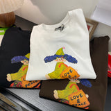 Whimsical Cartoon Graphic Long Sleeve Tee | Cute Casual Streetwear Top