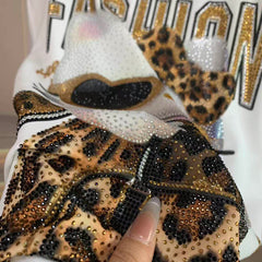 A227 - Hello Kitty "Ice Out" Heavy Boxy Tee - 320g Luxury Heavyweight Breathable Cotton - Premium Rhinestone Bling Streetwear Graphic Tee