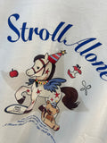 A247 - 🐴✨ Stroll Alone 3D Necklace Pony Graphic Oversized T-Shirt