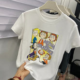 A188 - Vintage Mona the Vampire Graphic Tee - 220g Premium Heavyweight Cotton