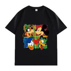 VINESU MK Graffiti Print Tee- Edgy Streetwear Essential