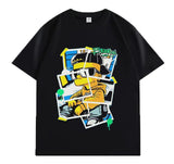 VINESU Sticker Bart Printed Heavyweight T-shirts