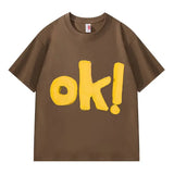 VINESU EVERYTHING'S OK TEE-Yellow