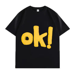 VINESU EVERYTHING'S OK TEE-Yellow