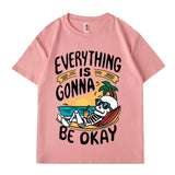 VINESU "Interesting Soul" Printed Heavyweight T-shirts