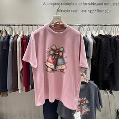 VINESU π Heavy-Duty Relaxed Fit 220g 100% Cotton Tee
