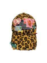 H21 - Leopard Print Sun Hat with Hello Kitty & Barbie – Handmade & One of a Kind 🐆☀️🎀