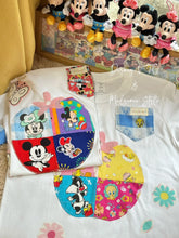 A204 - Pure Cotton Mickey & Minnie Paneled Pocket T-Shirt