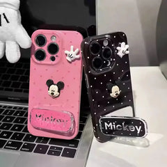 VINESU Cute Attack💘 3D Mickey Pink Polka - Dot Case
