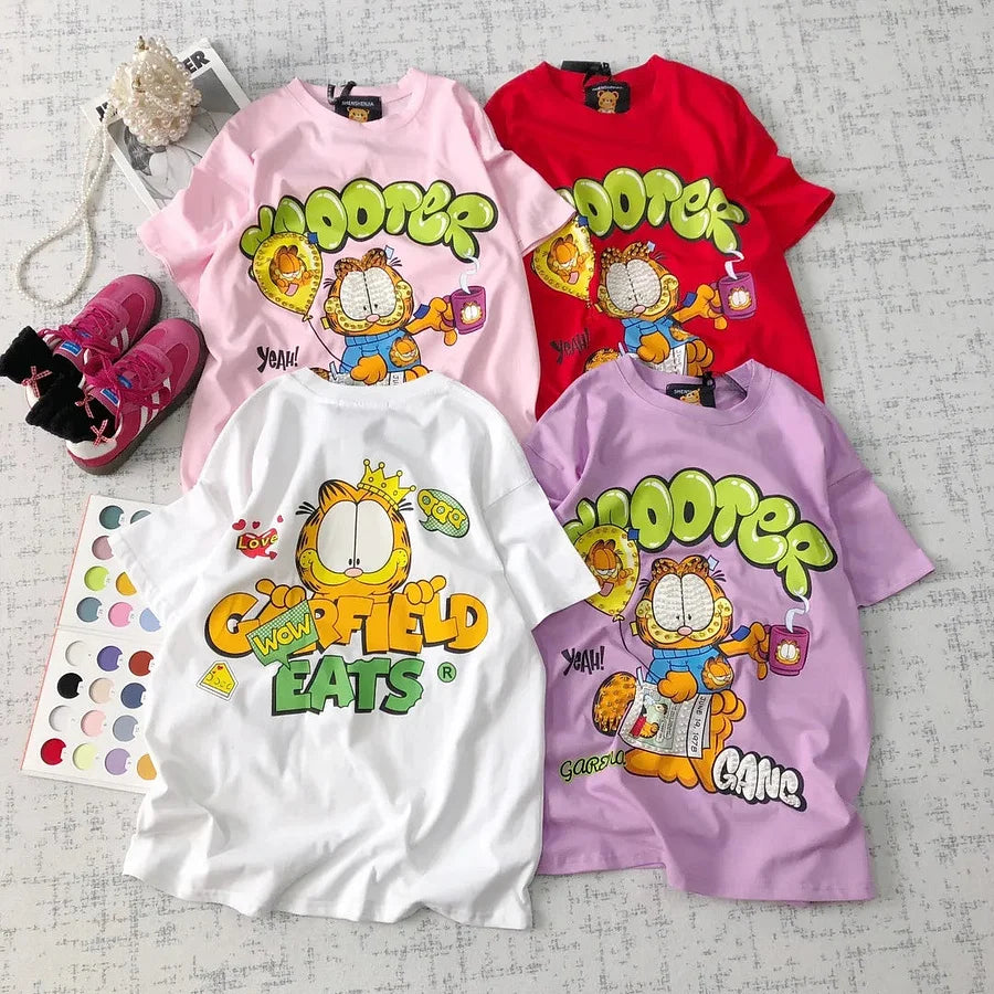 VINESU A16 - "Dooter Gang" Double-Sided Print & Hand-Embellished T-Shirt