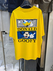 A111 - 220GSM Heavyweight Pure Cotton | Mickey Series Double-Sided Multi-Texture Patch Tee