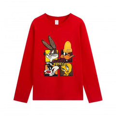 VINESU Looney Tunes - Themed Long - Sleeve T - shirt: Embrace Cartoon Nostalgia