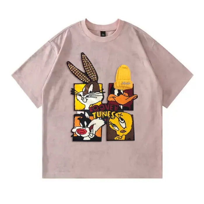 Looney Tunes - Themed Tie - Dye T-shirt: Full of Cartoon Fun