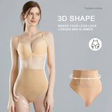 High waisted tummy control pants waist shaping thong