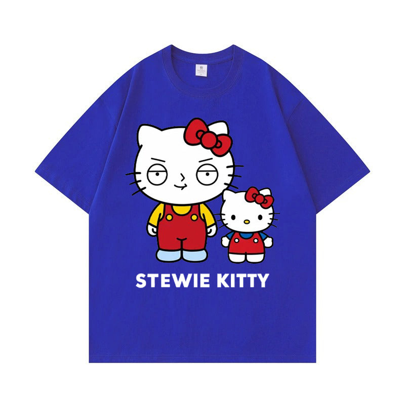 A232 - Stewie Parody Graphic Tee – 100% Breathable Cotton Summer Short Sleeve T-Shirt