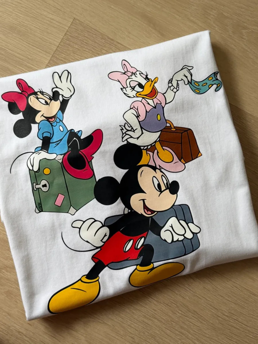 Special Offer: 220g Heavyweight 100% Cotton Cartoon Graphic Tee | Oversized & Versatile