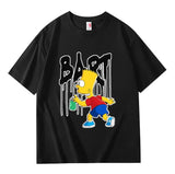 VINESU Bart-Printed Heavyweight T-shirts