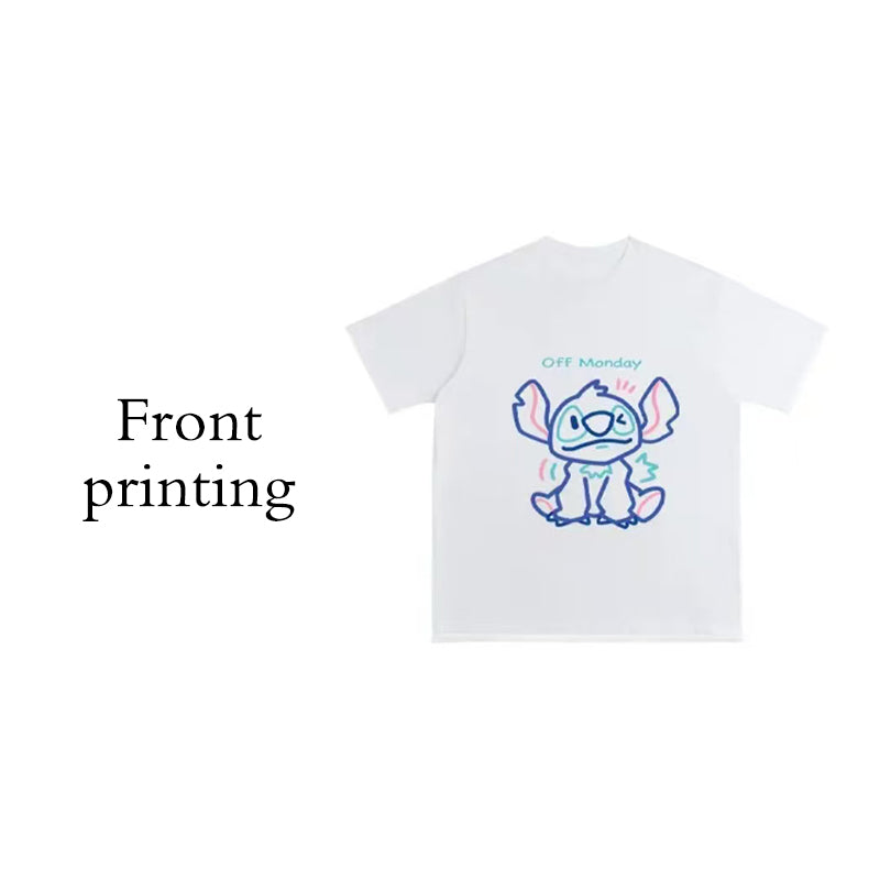 Striped Stitch short-sleeved T-shirt