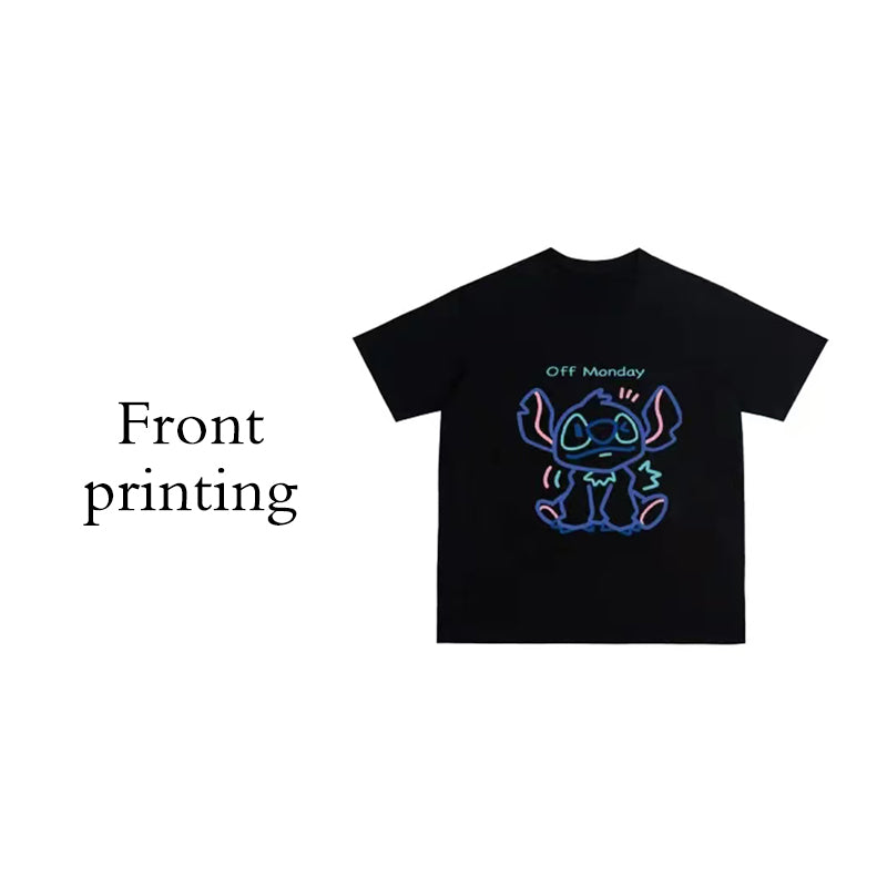 Striped Stitch short-sleeved T-shirt