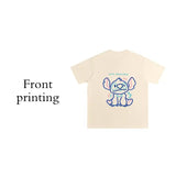Striped Stitch short-sleeved T-shirt