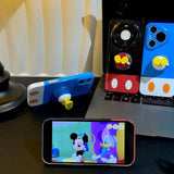 VINESU Fun Pick🎯 Color - Block Mickey Cases + “Butt” Stand—Cute & Playful