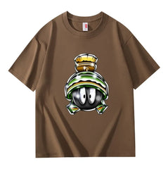 VINESU The Martian-Printed Heavyweight T-shirts