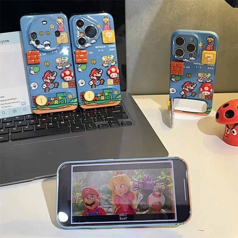 3D Handmade Super Mario Phone Case | Case iPhone Apple