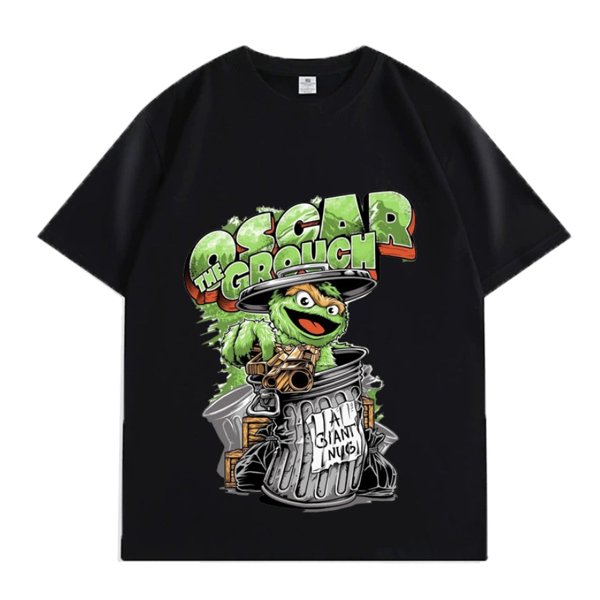 Oscar the Grouch Printed Heavyweight T-shirts