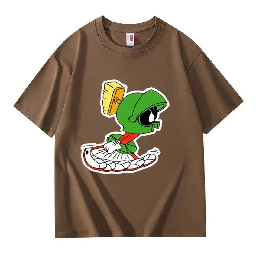 VINESU The Martian-Printed Heavyweight T-shirts