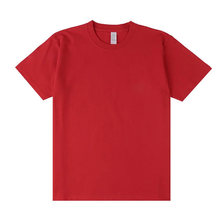 VINESU Premium 220gsm Cotton T-Shirt - Heavyweight Basic Tee