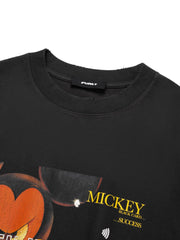A173 - Mickey "Mastercard" Vintage Tee - 220 GSM Heavyweight Cotton (Black)