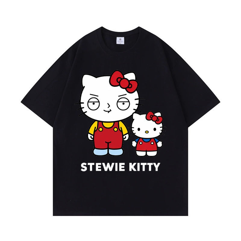 A232 - Stewie Parody Graphic Tee – 100% Breathable Cotton Summer Short Sleeve T-Shirt
