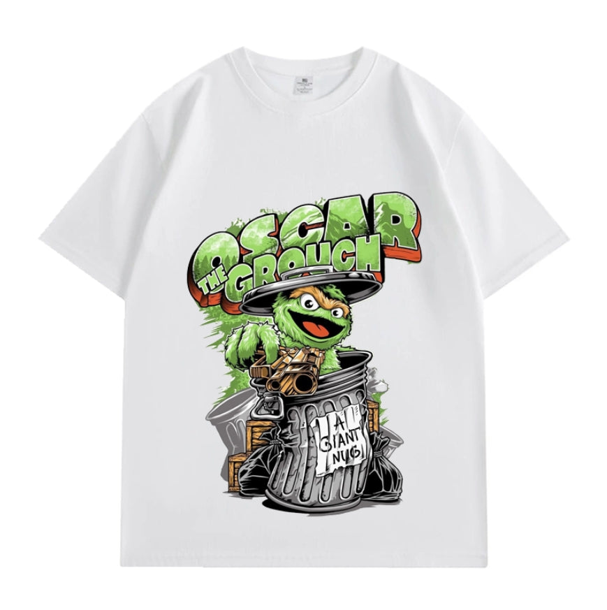 Oscar the Grouch Printed Heavyweight T-shirts