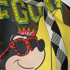 VINESU Street Style MK-Inspired Graphic Hoodie - Oregon Surf Print White Oversized Hoodie