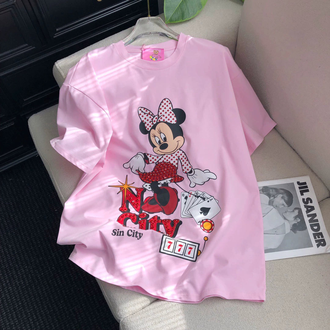 🇲🇮🇳🇳🇮🇪-Retro Printed Heavy Industry Short Sleeve T-Shirt